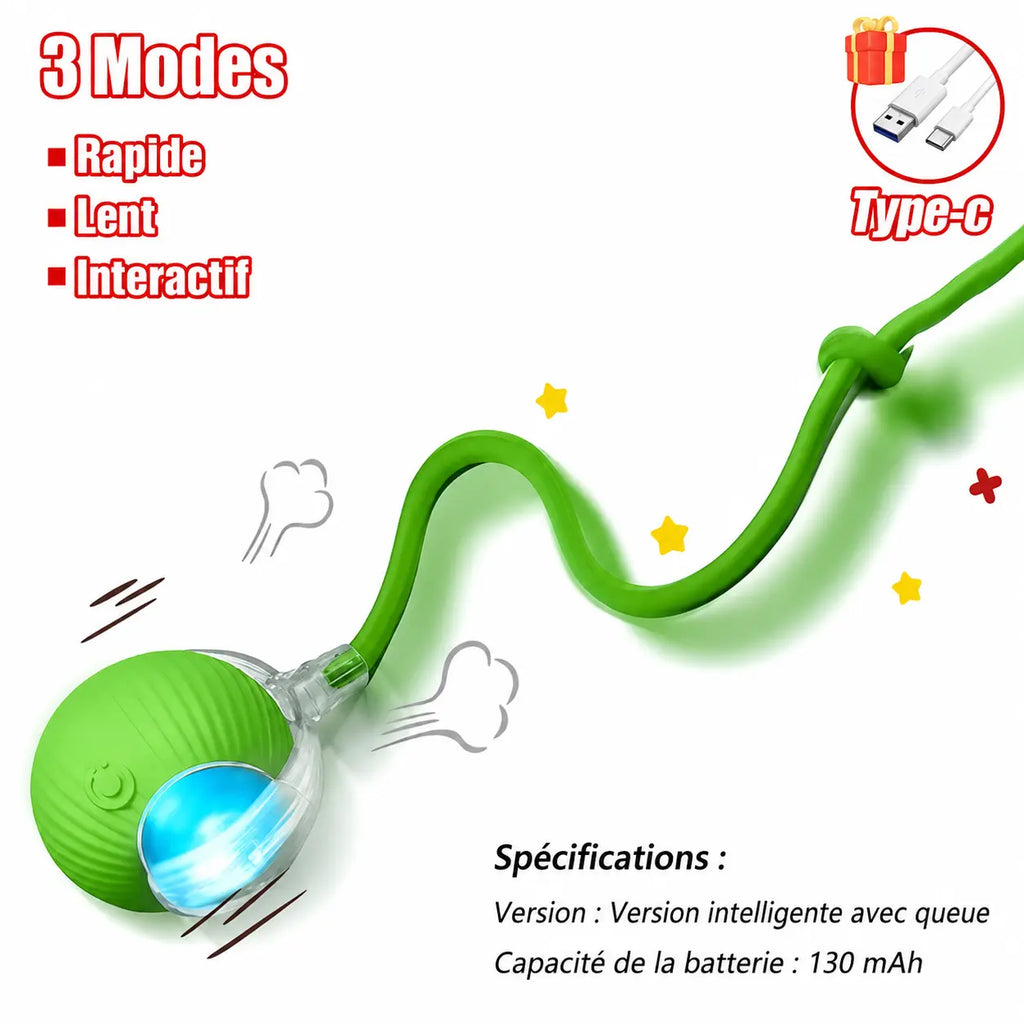 Balle Interactive Intelligente pour Chat HappyPets