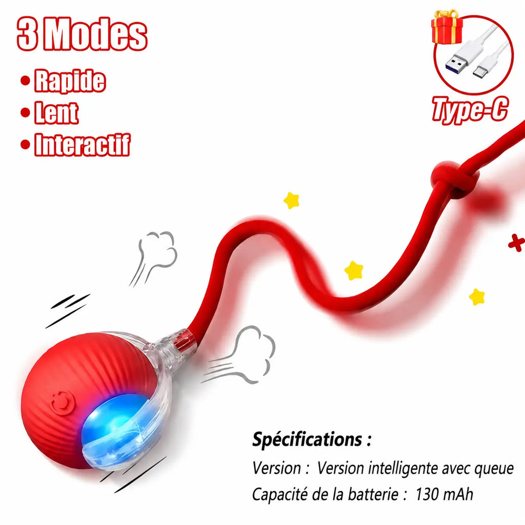 Balle Interactive Intelligente pour Chat HappyPets
