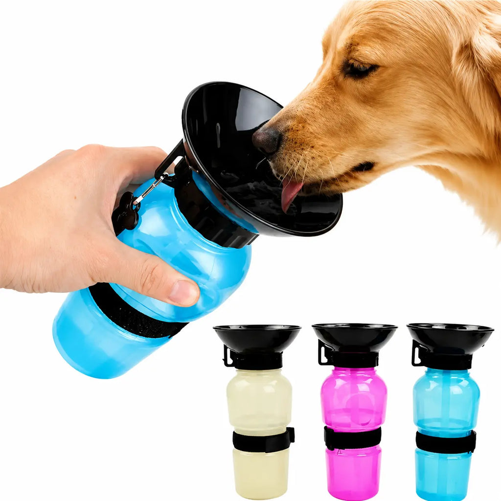 Gourde Portable 500 ml pour Chien et Chat HappyPets