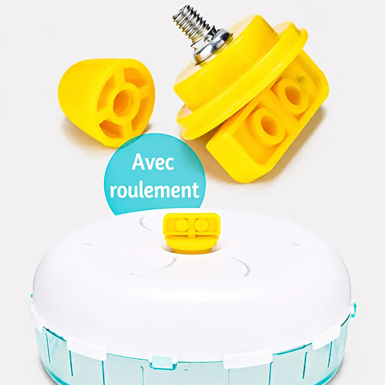 Roue d’Exercice Silencieuse Transparente pour Rongeurs