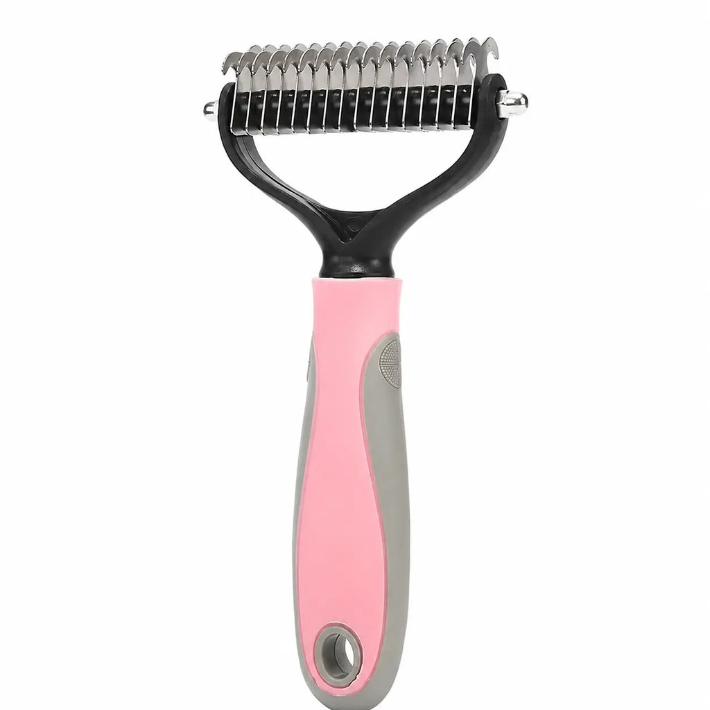 Brosse de toilettage double face pour chiens et chats