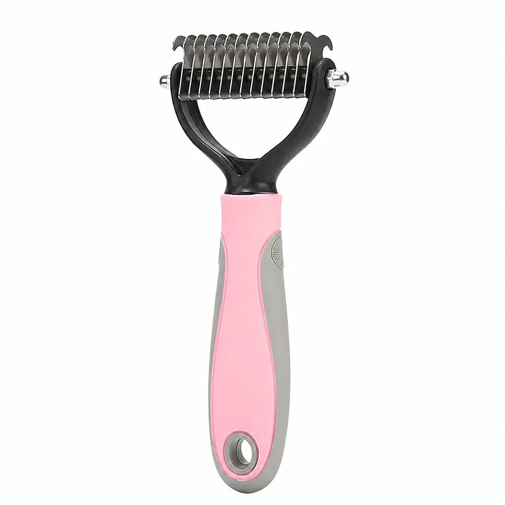 Brosse de toilettage double face pour chiens et chats