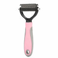 Brosse de toilettage double face pour chiens et chats