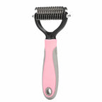 Brosse de toilettage double face pour chiens et chats