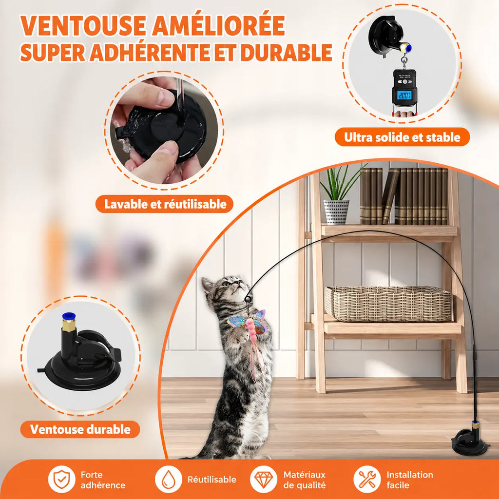 Canne à plume pour chat HappyPets