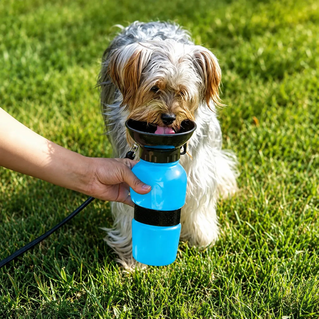 Gourde Portable 500 ml pour Chien et Chat HappyPets
